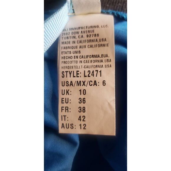 LUXE BY LISA VOGEL BLUE GRADIENT SWM BOTTOM NWT - Picture 5 of 7